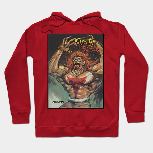 Blanka - Korean Street Fighter 2 Manga Hoodie by retroworldkorea